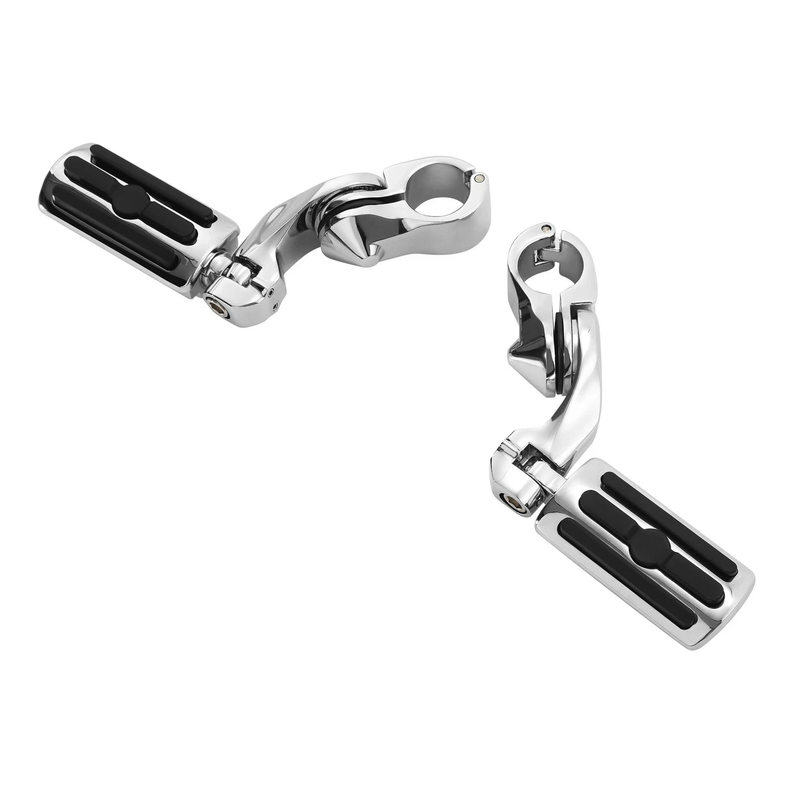 Chrome Adjustable Highway Short Mount Foot Pegs for Harley Sportster