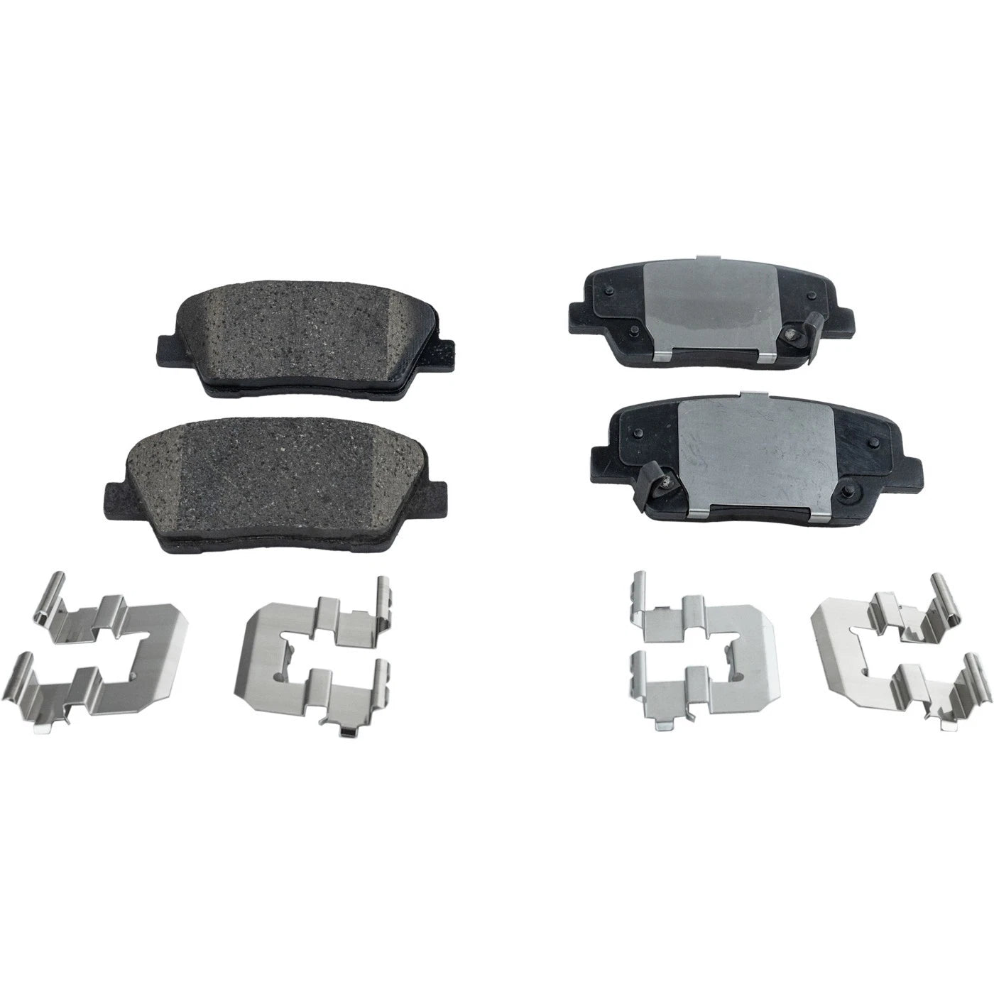 Set of 4 NAO Brake Pads for Hyundai Genesis (2009)