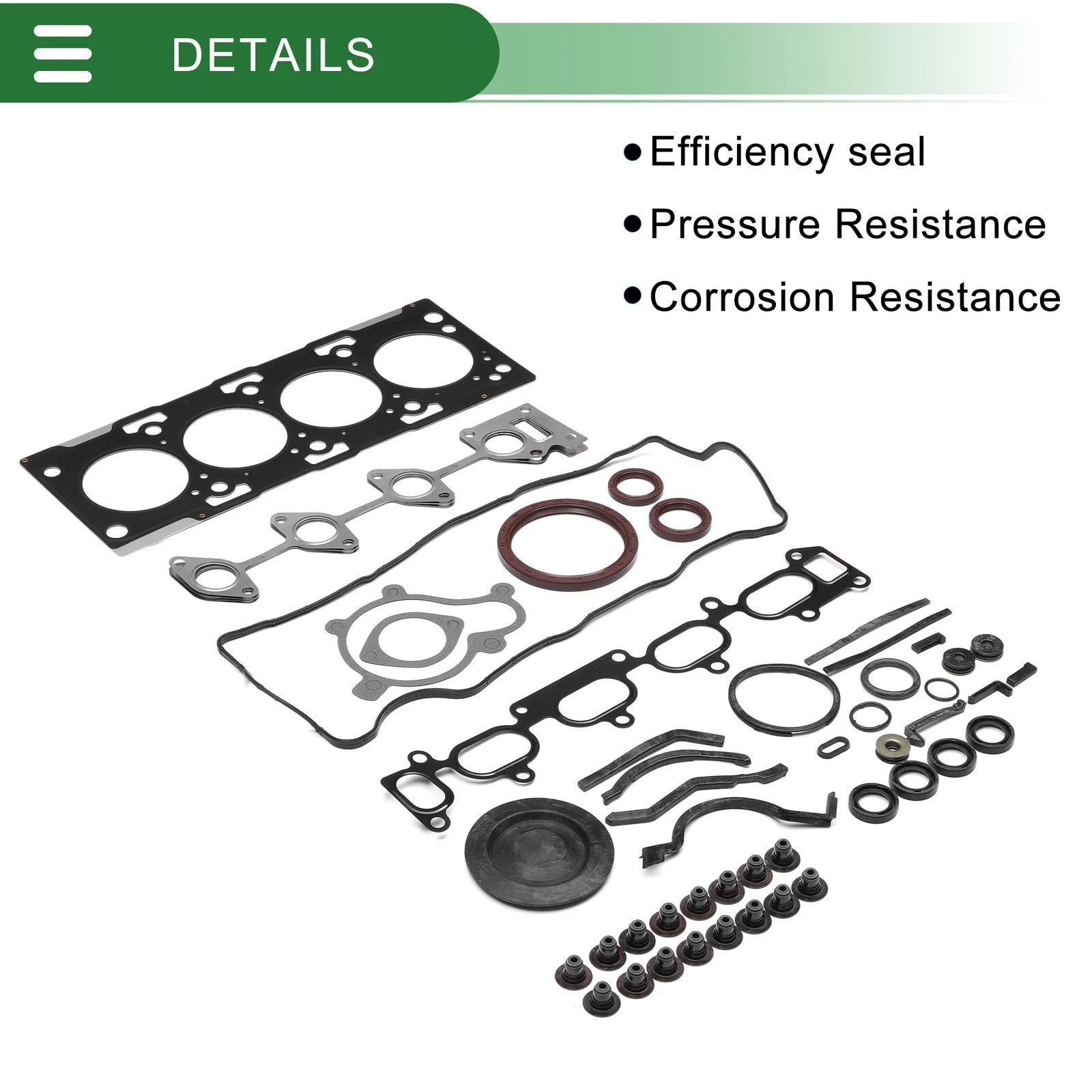 Cylinder Head Gasket Kit No. 2091027A00 for Hyundai D4EA (2000–2005) Set of 1