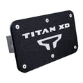 Textured Black Class 2 Trailer Hitch Plug for Nissan Titan XD
