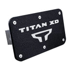Textured Black Class 2 Trailer Hitch Plug for Nissan Titan XD