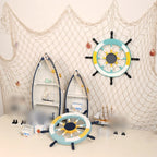 Natural Fiber Cotton Fishing Net Wall Decor for Nursery (DIY Display)