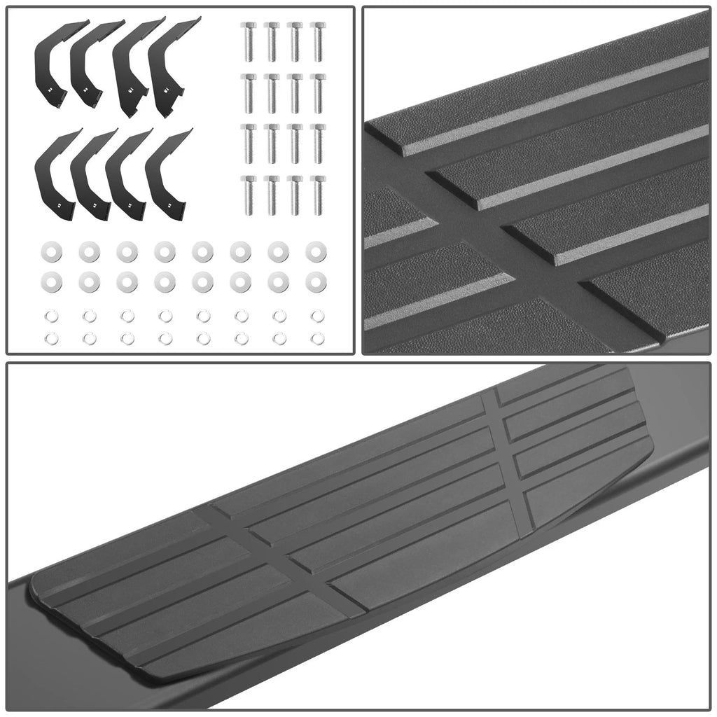 Set of 2 Running Boards for Toyota Tundra CrewMax (2022–2023) Black