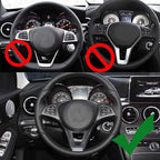 Steering Wheel Cover Trim for Benz A B C E S Class GLA GLC
