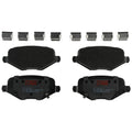 Set of 4 Disc Brake Pads for Dodge Grand Caravan (2012–2016)