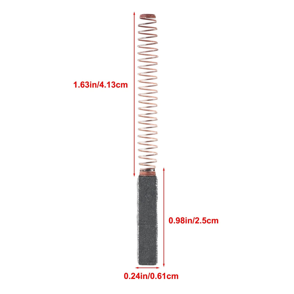 Set of 2 Carbon Brushes for Rotary Tool Motor Accessories