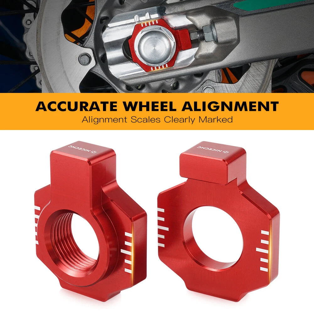 Rear Axle Blocks Chain Adjuster for Beta Xtrainer 300 (2015–2022), RR 250 300 (2022)