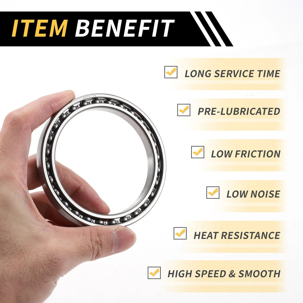 Deep Groove Ball Bearing 70x90x10mm for Scooter Skateboard (6814)