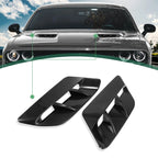 2pcs Hood Air Vent Cover Carbon Fiber for Dodge Challenger (2015–2020) 782685122597