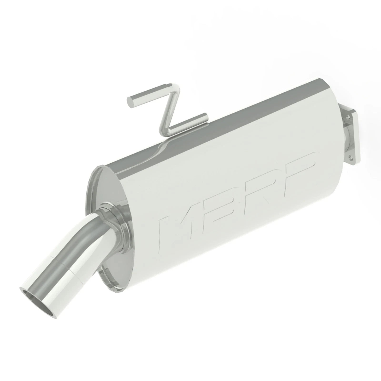 MBRP Slip-On System with Oval Sport Muffler Chrome for Kawasaki KRX 1000 (2019–2023)