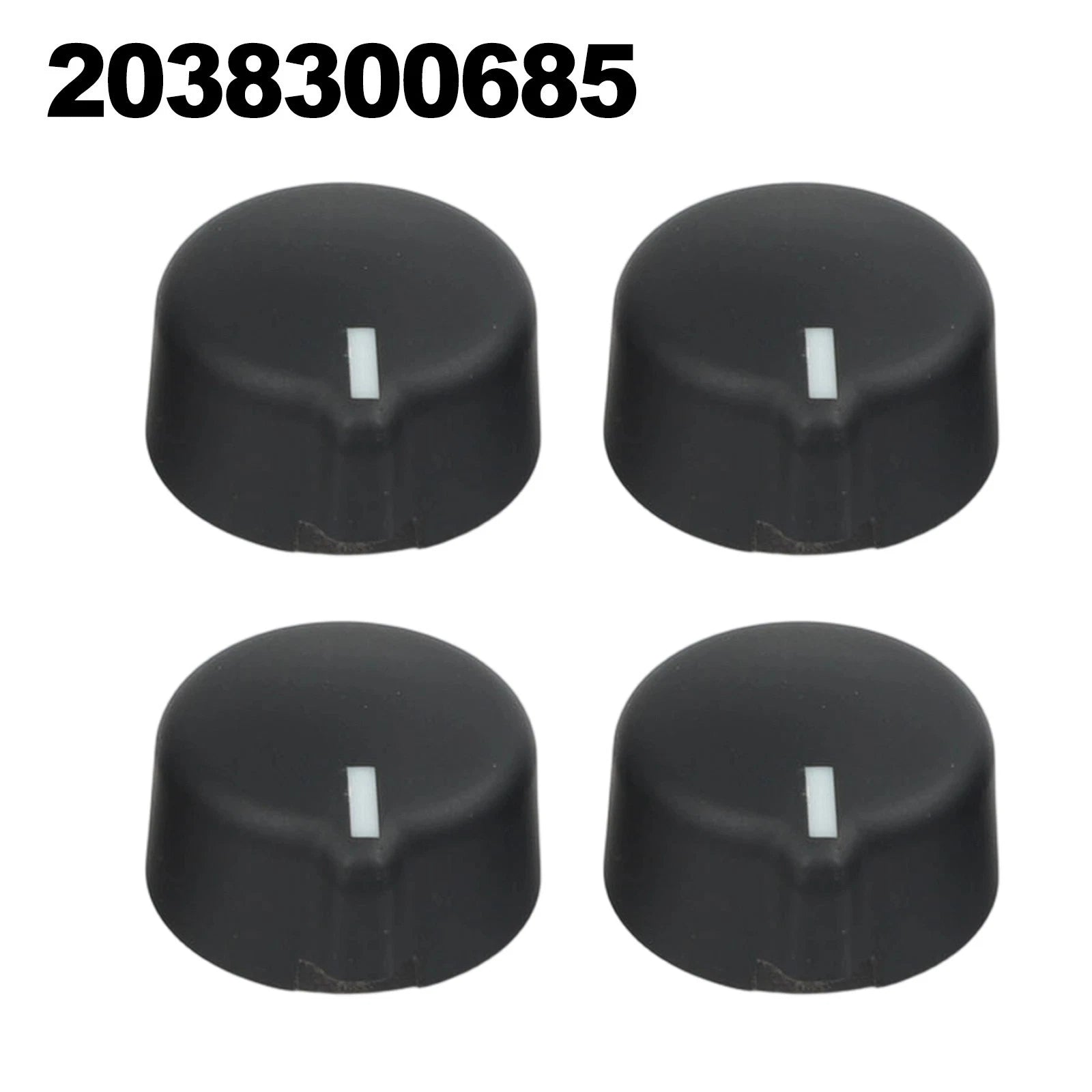 Set of 4 Air Conditioner Control Button Knobs for Mercedes C Class W203 (2001–2007)