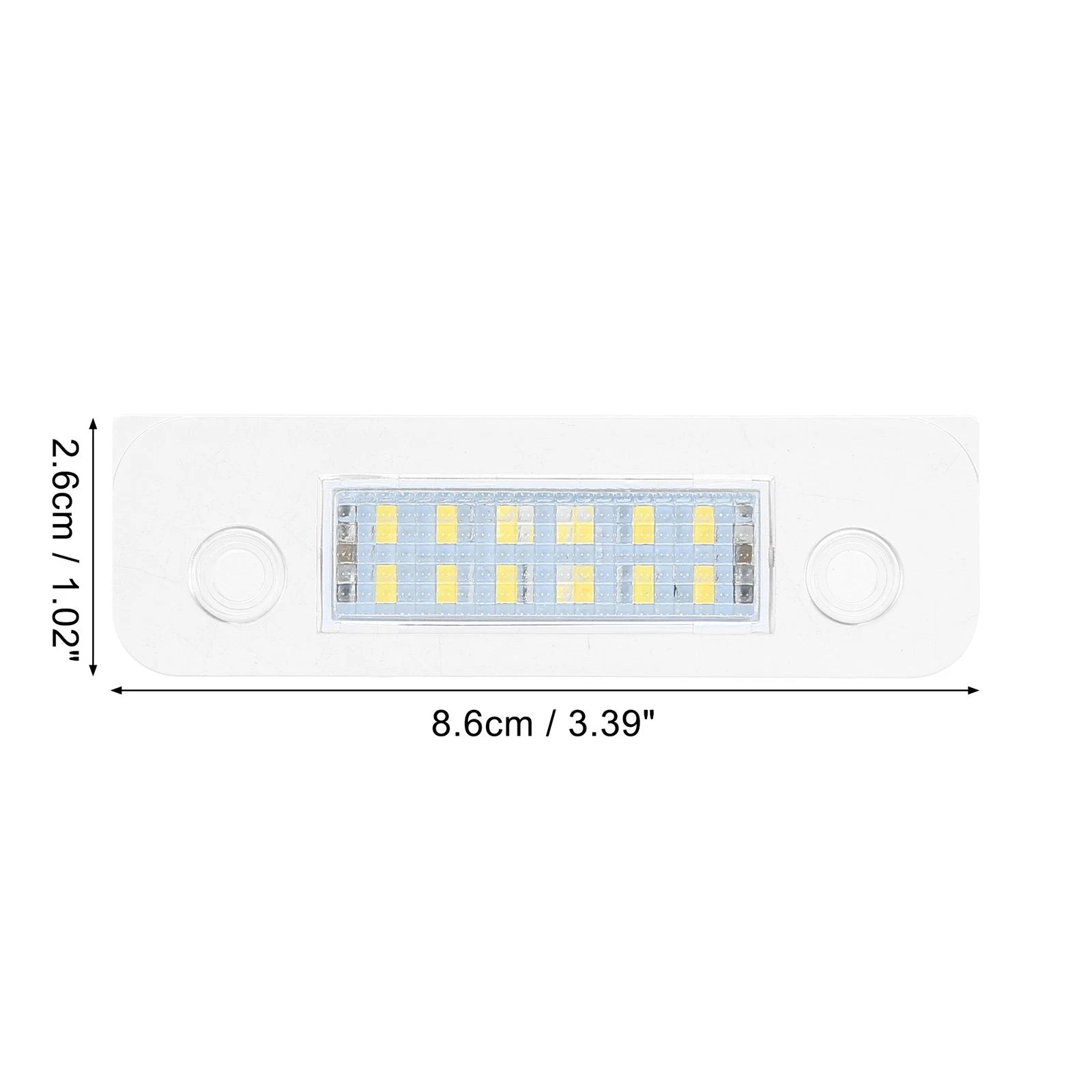2X LED License Plate Light for Ford Mondeo (1996–2000) No. 1332916/1021802
