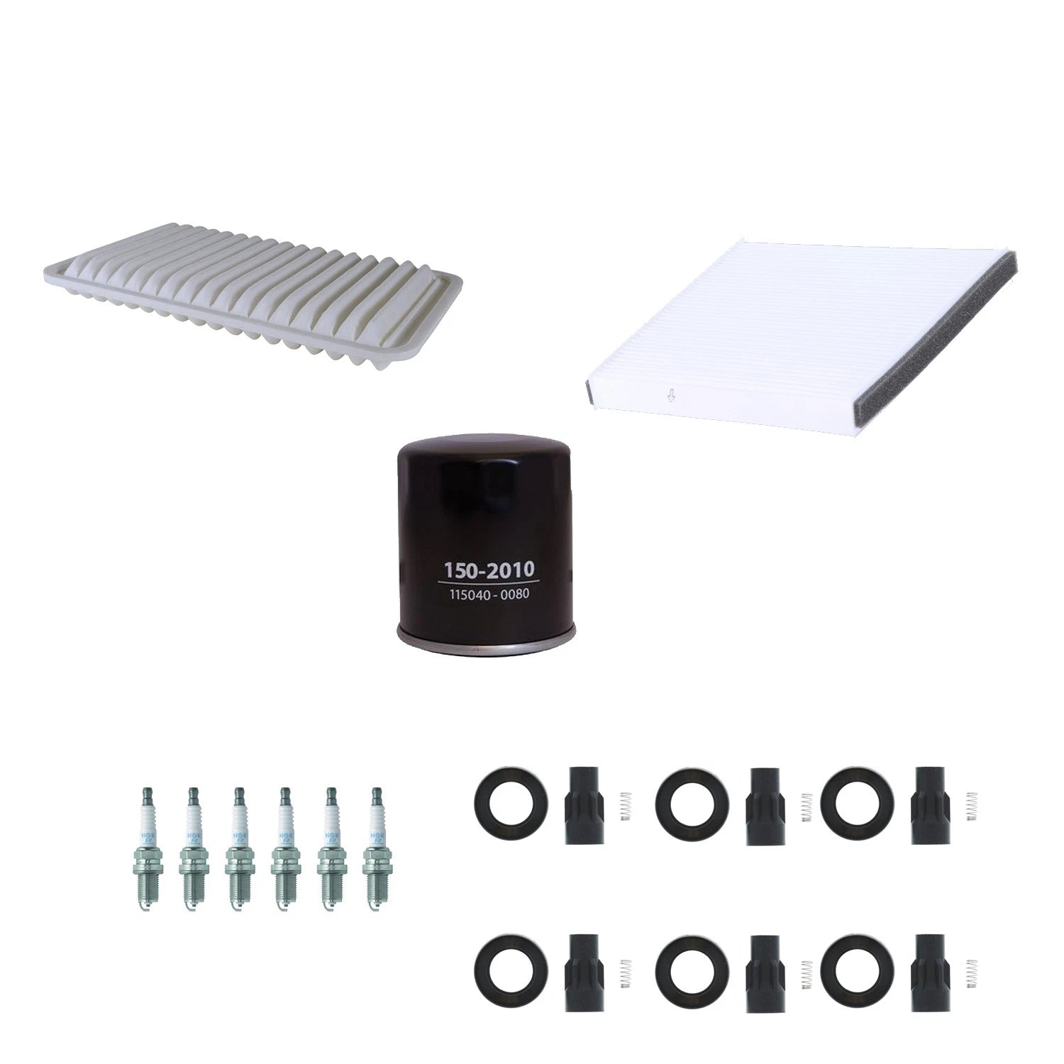 Tune Up Kit with 6 NGK Spark Plugs & Boots for Camry ES330 Sienna Solara (2002–2006)