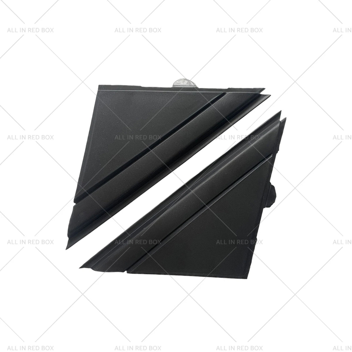 Matte Black Rear Mirror Triangle Trim Plate for Fiat 500 (2012–2019)