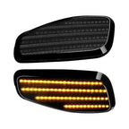 Pair of Smoked Front Side Marker Turn Signal Lights for Jeep Renegade (2015–2022)