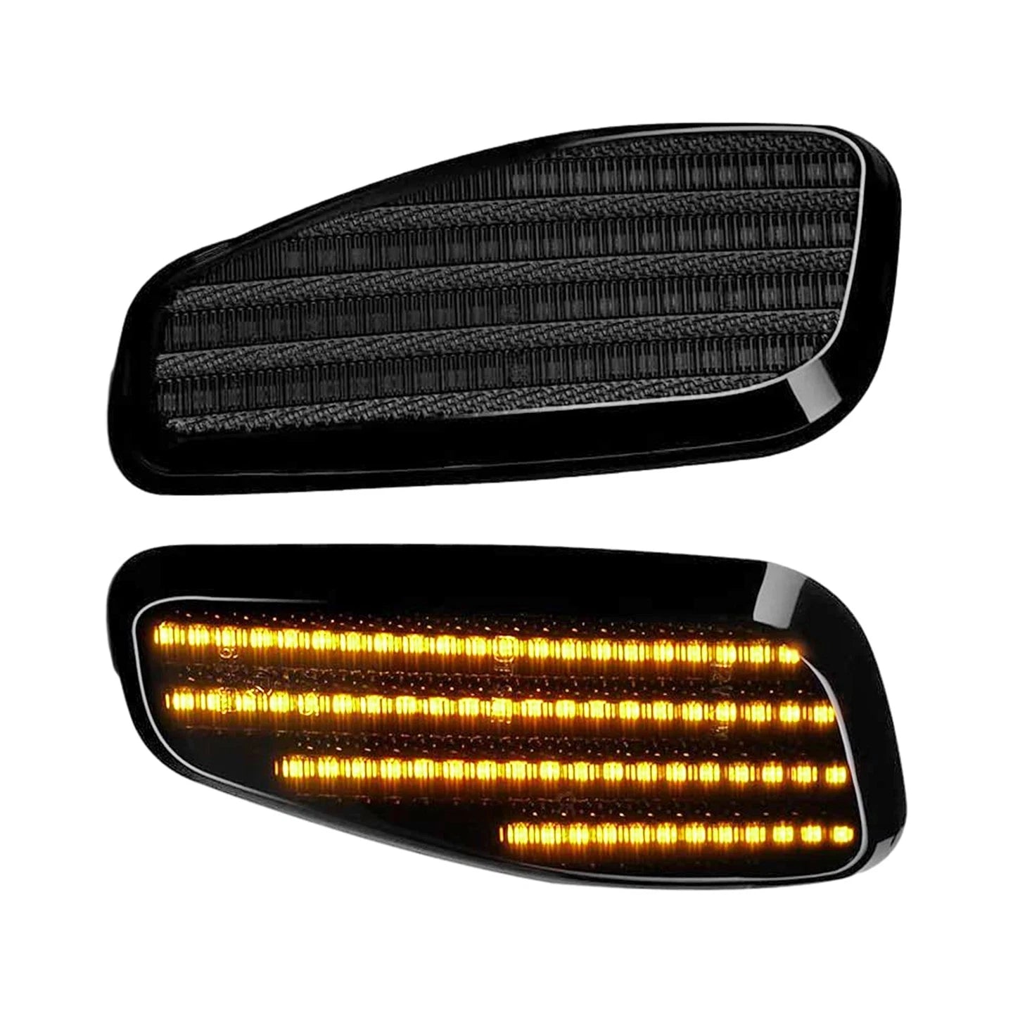 Pair of Smoked Front Side Marker Turn Signal Lights for Jeep Renegade (2015–2022)