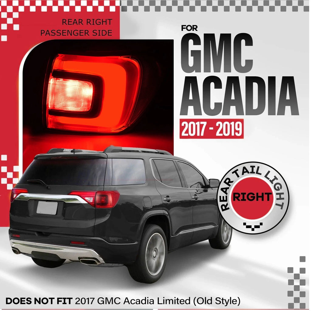 RH LED Tail Light Assembly for GMC Acadia (2017-2019)