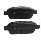 Set of 2 Rear Disc Brake Rotors & Ceramic Pads for Ford Fusion (2006–2011)