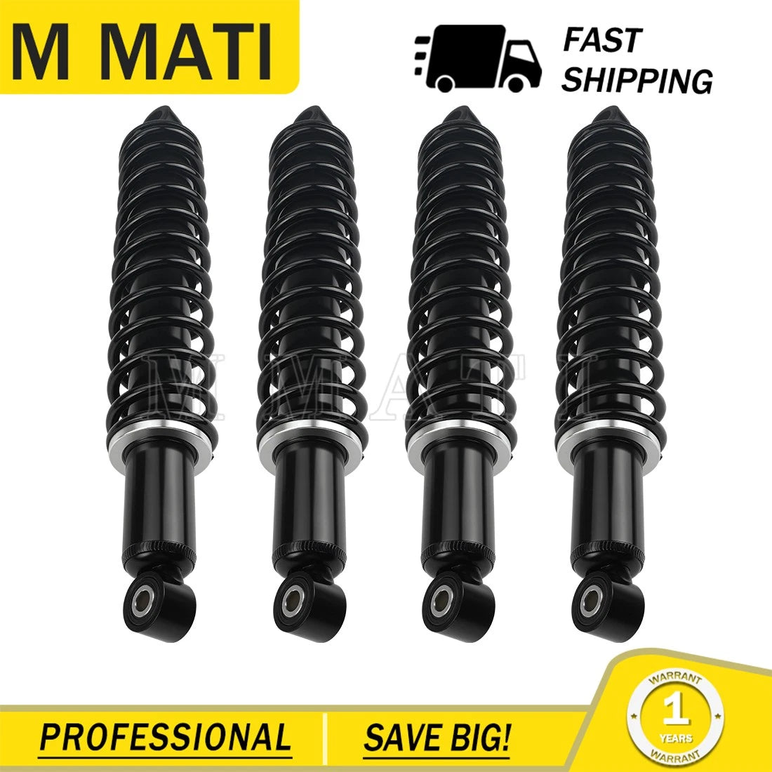 Set of 2 Front & Rear Shocks Absorber for Honda Foreman TRX500FE (2005–2011) 52400-HP0-A02