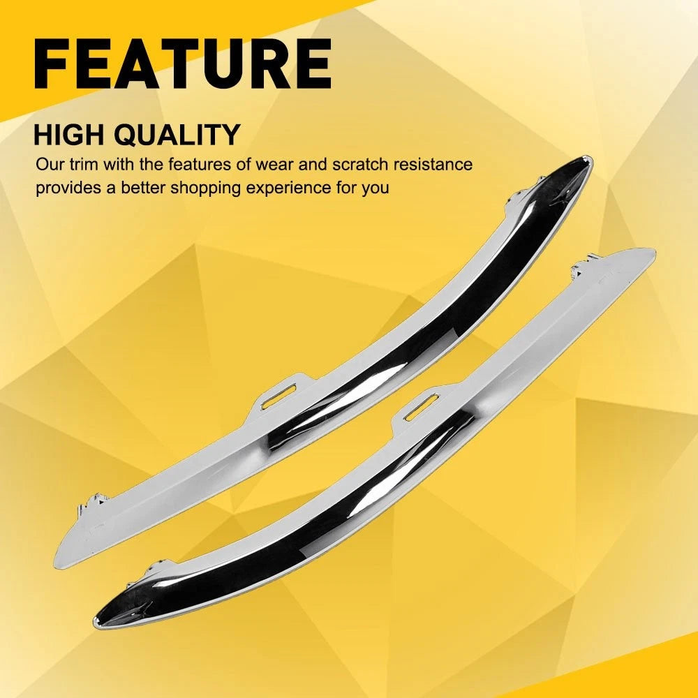2X Bumper Cover Molding Trim Chrome for Honda Pilot (2019–2022)