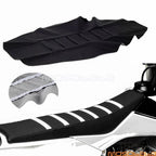 Black Ribbed Gripper Seat Cover for Honda CR125 CR250R CRF150F CRF230F