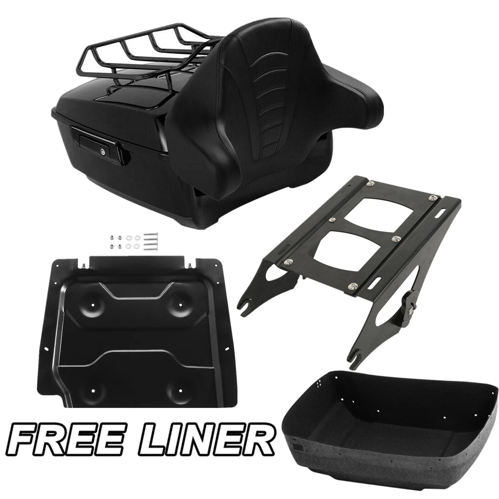 Trunk Pad Plate Mount Rack for Harley Street Road Glide King (2014–2025)