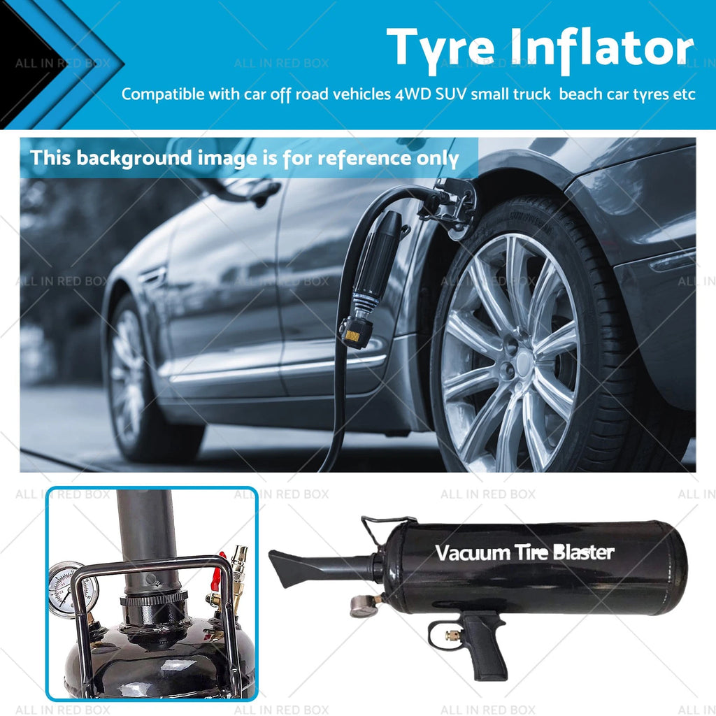 12L Tyre Inflator Bead Seater Cannon for Car SUV 4WD