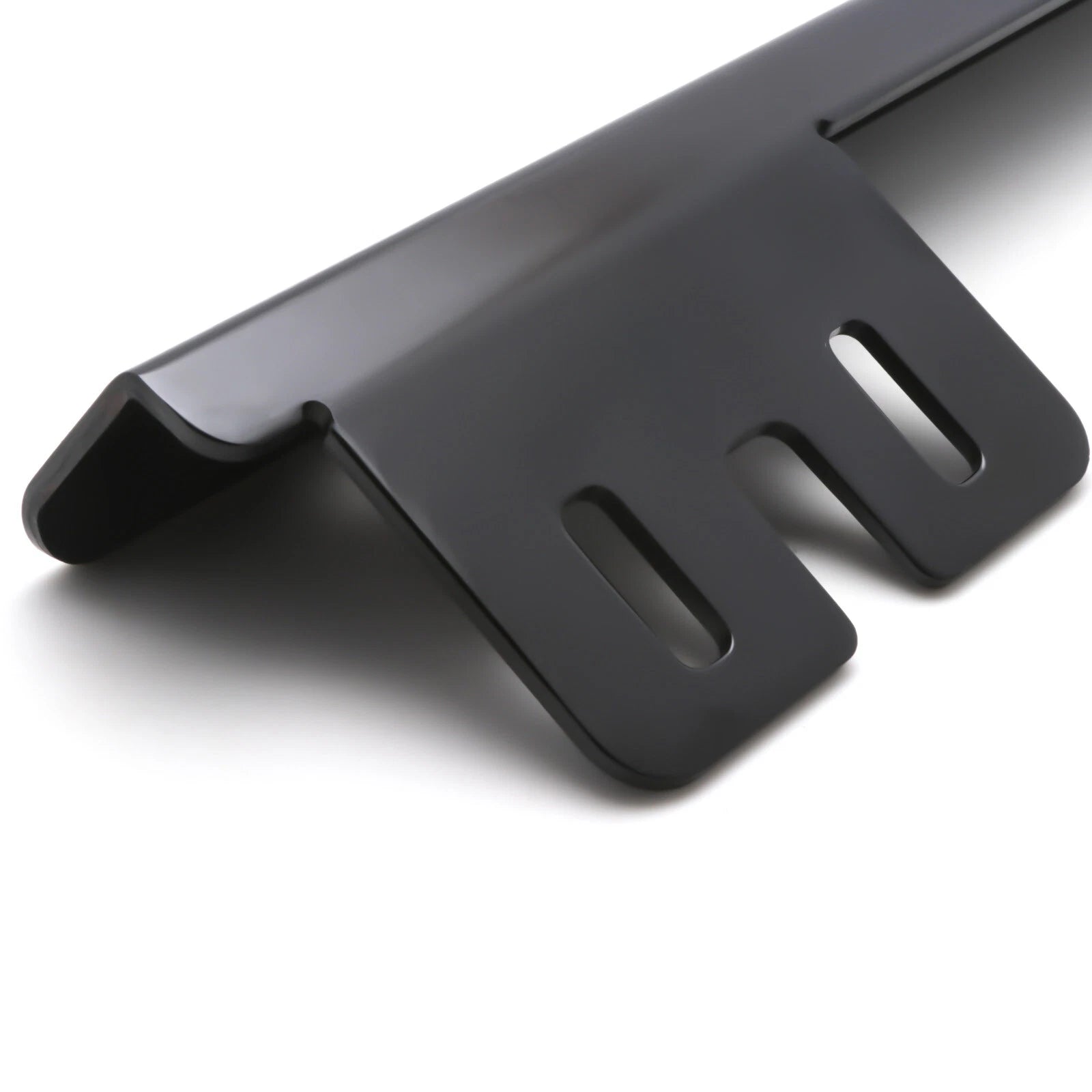 Black JDM License Plate Bracket Relocator for Honda Civic (2016-2021)