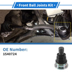2X Front Lower Ball Joints for Ford Ecosport (2013–2022) No. 1540724