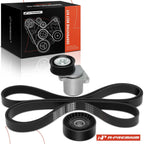 3X Serpentine Belt Drive Component Kit for Ford Focus (2007–2011)
