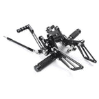 Rearsets Foot Pegs for Suzuki GSXR1000 (2000-2004), GSXR600/750 (1996-2005) Black