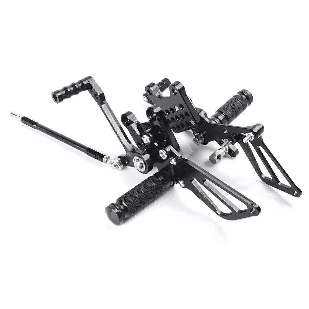 Rearsets Foot Pegs for Suzuki GSXR1000 (2000-2004), GSXR600/750 (1996-2005) Black