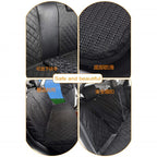 Universal Waterproof Black Pet Car Seat Cover for Dog Cat Rear Bench Mat