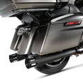 4" Slip-On Megaphone Mufflers for Harley Electra Glide (1995–2016)