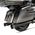 4" Slip-On Megaphone Mufflers for Harley Electra Glide (1995–2016)