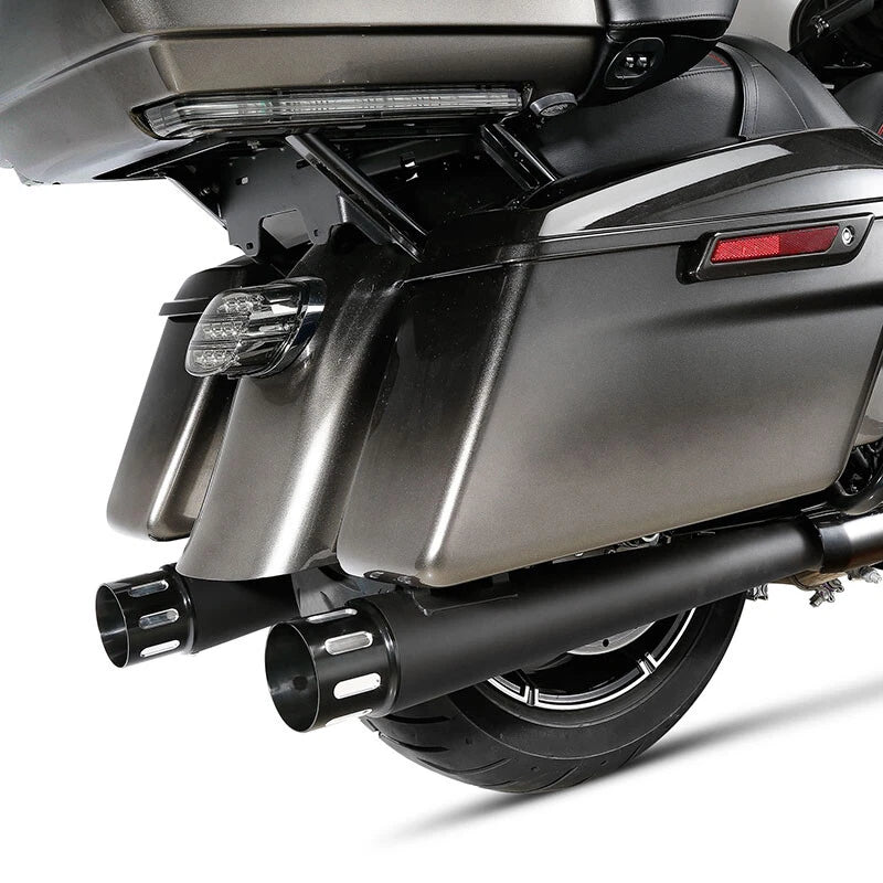 4" Slip-On Megaphone Mufflers for Harley Electra Glide (1995–2016)