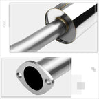 4" Burnt Tip Muffler Catback Exhaust for Honda Prelude BB1/BB2 (1992–1996)