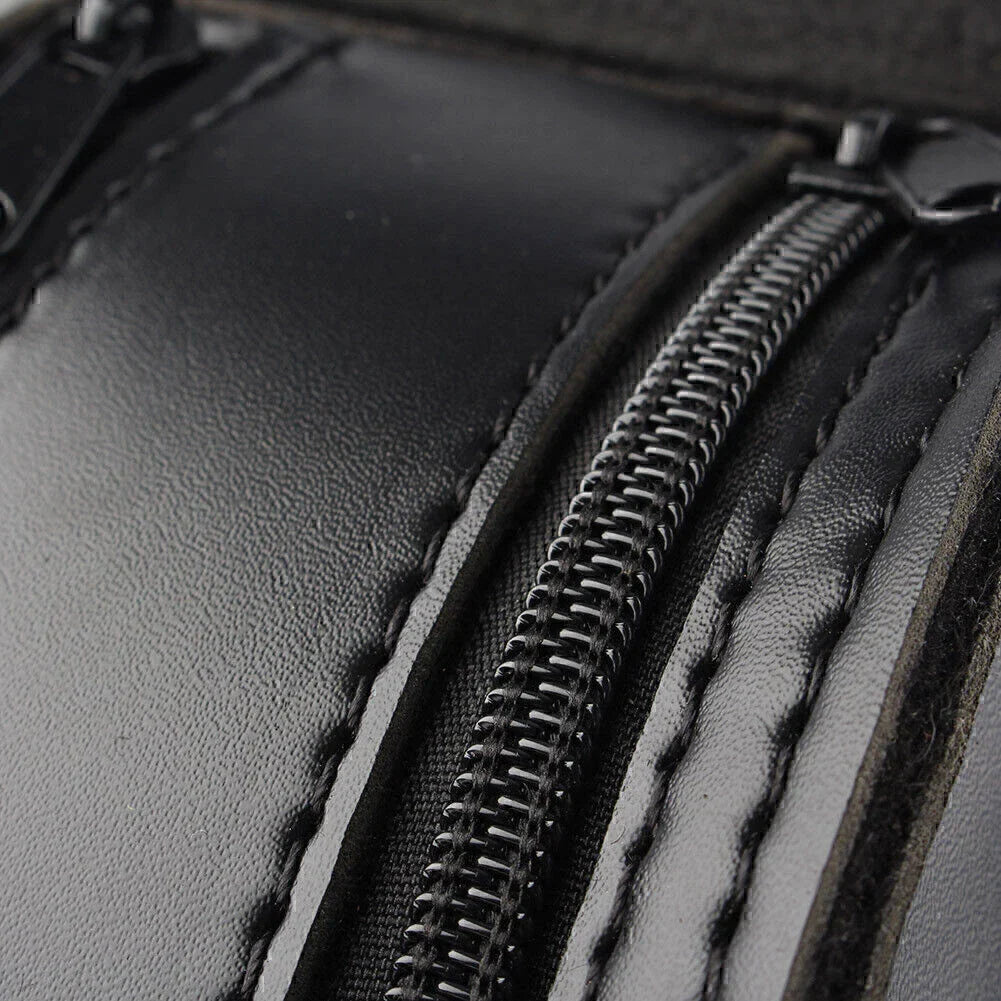 Black Rear Saddlebag Guard Covers for Harley Touring FLHT FLHR FLHX (1993-2023)