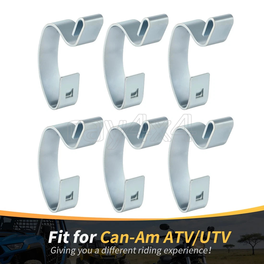 Set of 6 Air Box Cover Clips 707800249 for Can-Am Outlander Commander Maverick