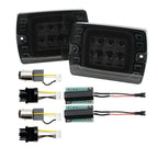 Smoke Front Corner Turn Signal DRL Parking Light for Jeep Wrangler YJ (1987–1995)