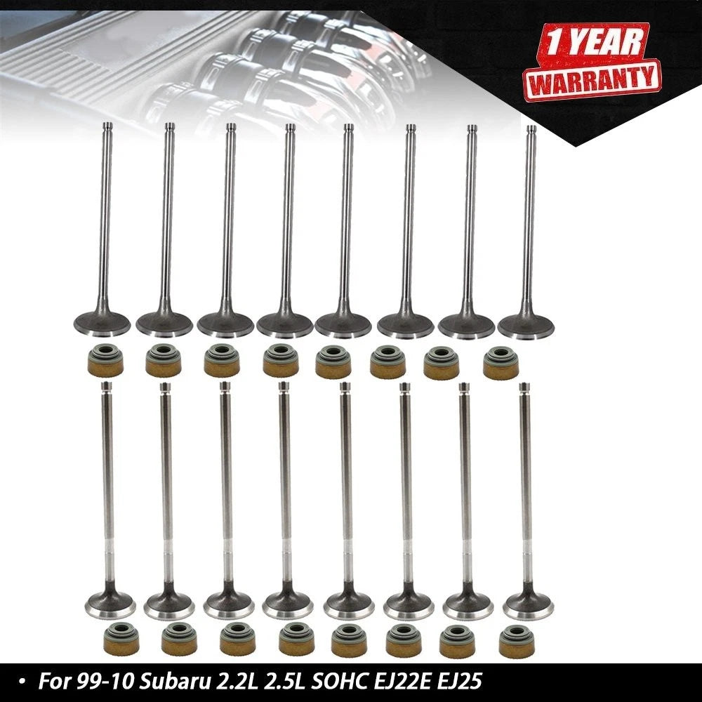 Engine Valves Kit for Subaru 2.2L 2.5L SOHC (1999–2010)