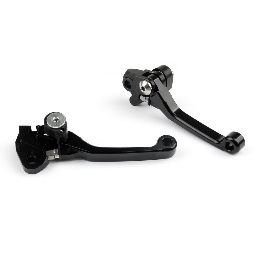 Pair Pivot Brake Clutch Levers for Suzuki RMZ250 RMZ450 (2005–2014) 27-14 Black