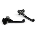 Pair Pivot Brake Clutch Levers for Suzuki RMZ250 RMZ450 (2005–2014) 27-14 Black