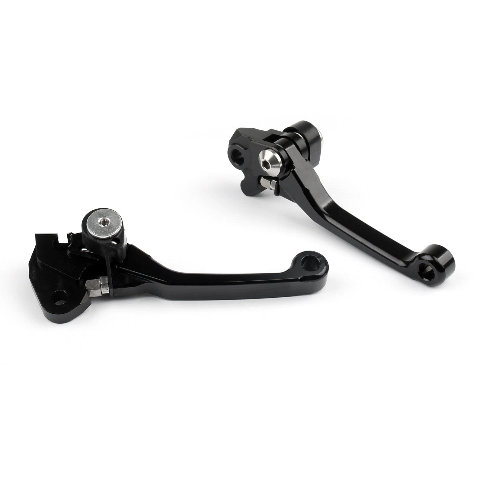 Pair Pivot Brake Clutch Levers for Suzuki RMZ250 RMZ450 (2005–2014) 27-14 Black