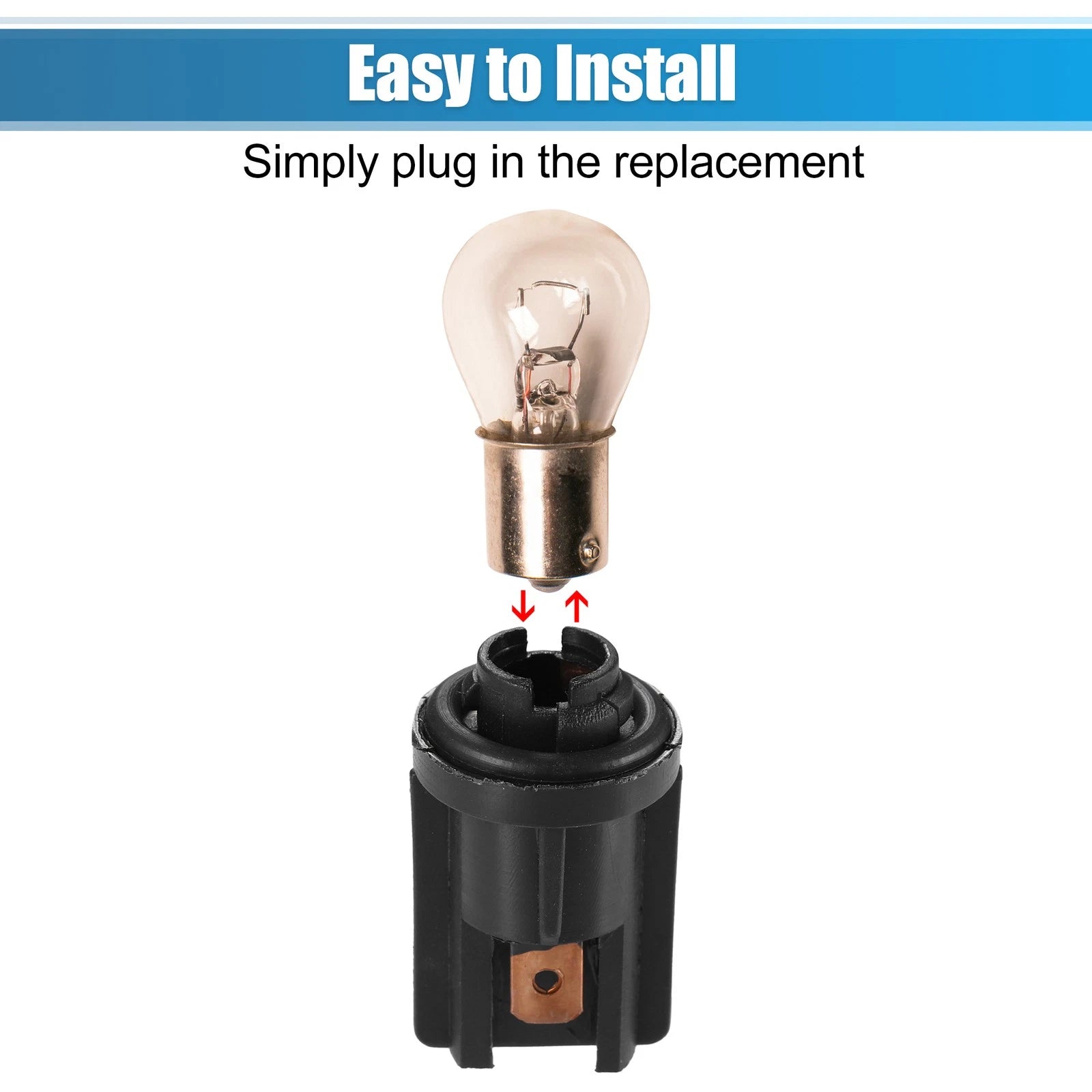 1 Pair Light Bulb Socket for Volkswagen Golf 
