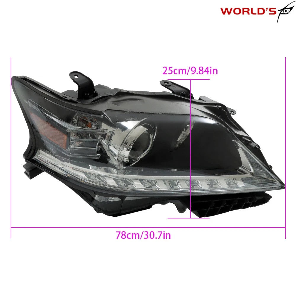 HID Xenon Headlight LED DRL for Lexus RX350 RX450h (2013–2015)