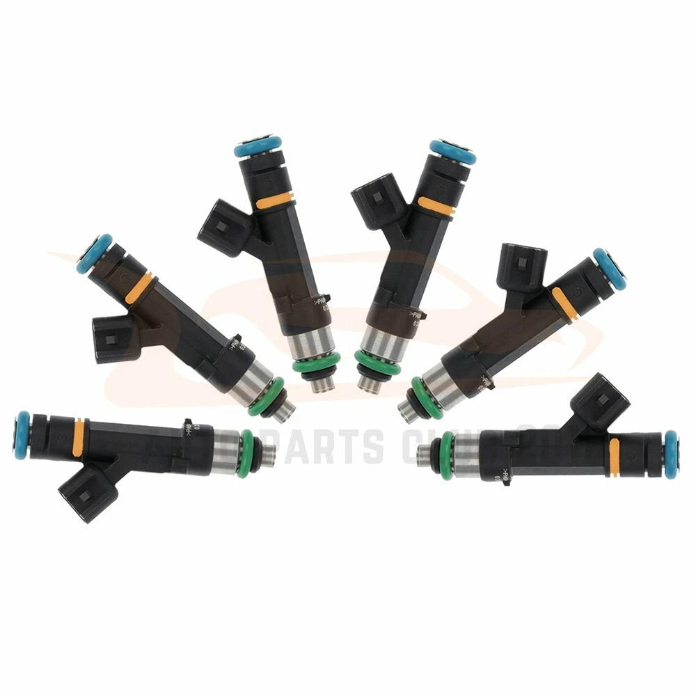 Set of 6 Fuel Injectors for Dodge Grand Caravan Jeep Wrangler (2007–2010)