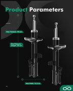 Rear Pair Shocks Struts for Lexus ES250 Toyota Camry