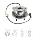 Wheel Hubs for Chevrolet Blazer (1998–2005) Front Left Right with Bearing Sensor RWD