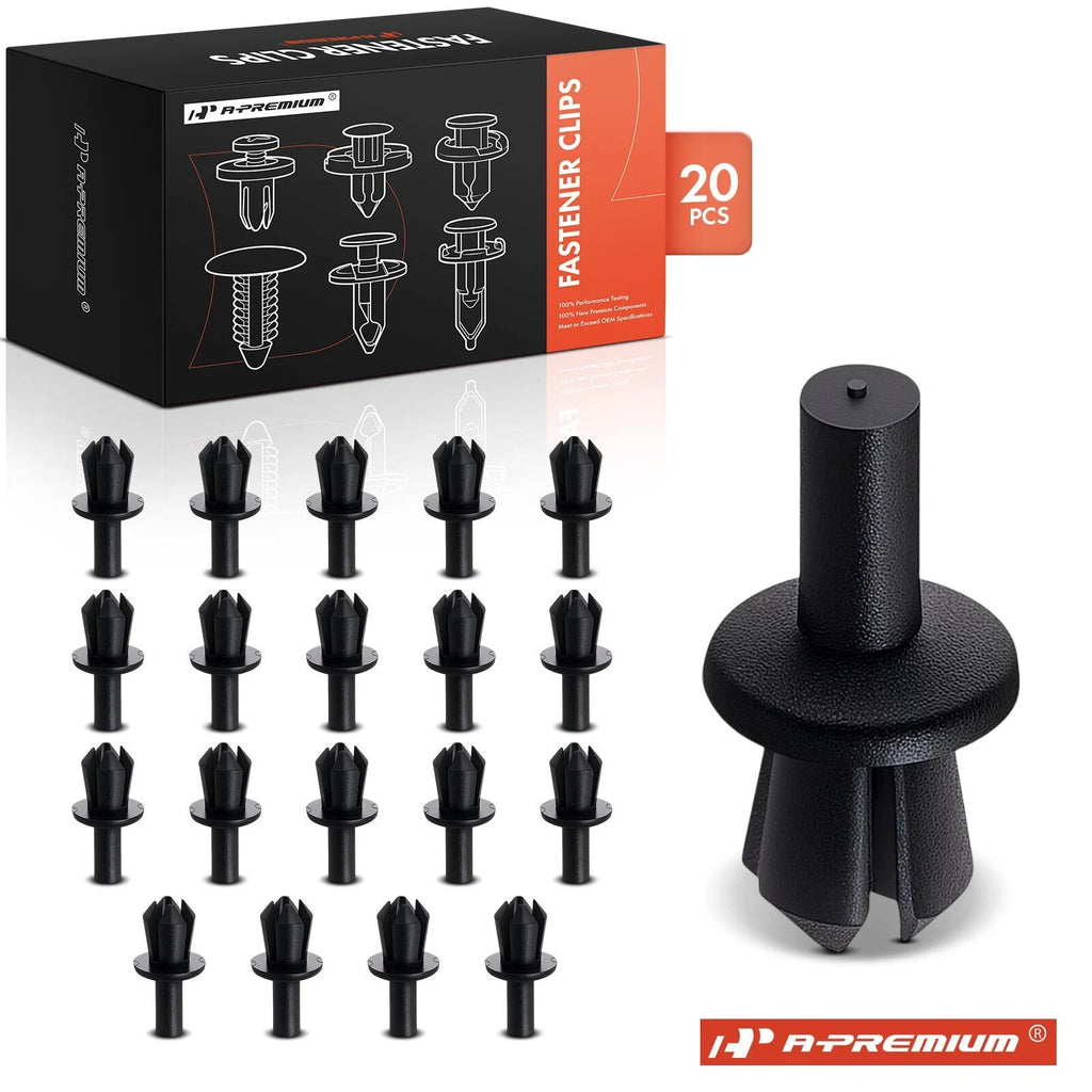 20Pcs 5mm Nylon Trunk Lid Trim & Wheel Well Retainers for BMW E36 E39 (1992–2002)